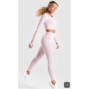 Gymshark fleur texture legging
